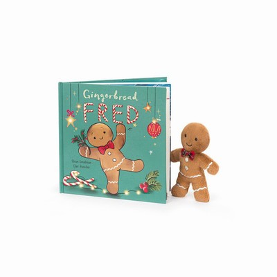 Jellycat Gingerbread Fred and Jolly Gingerbread Fred Original | CS2913754